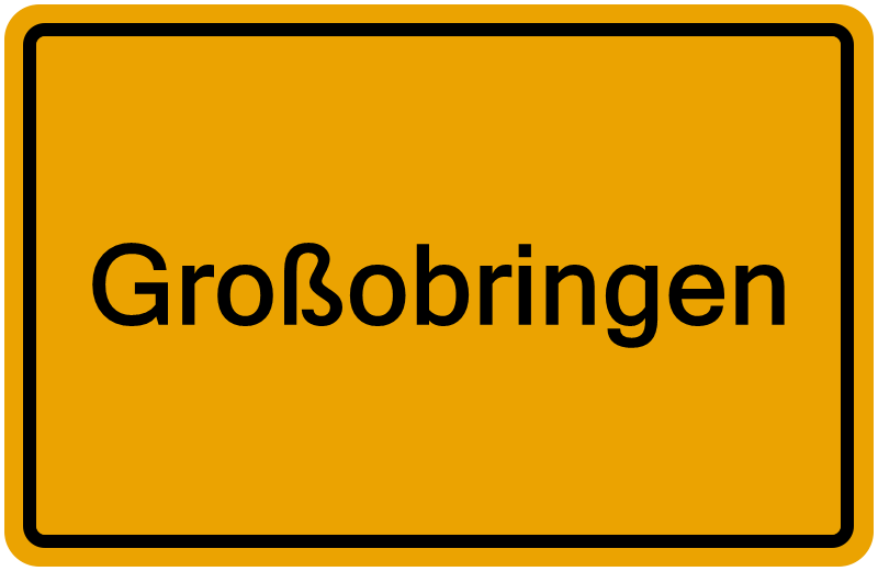 Handelsregisterauszug Großobringen