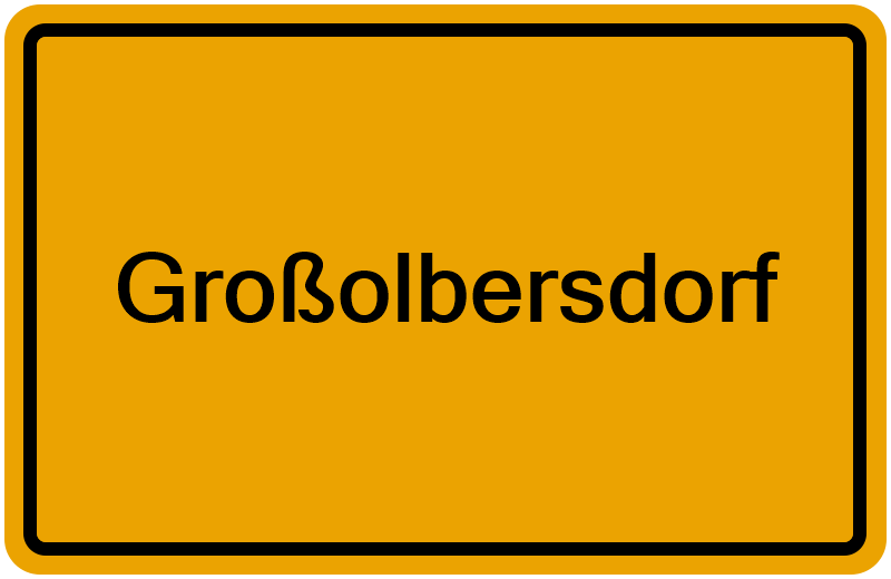 Handelsregisterauszug Großolbersdorf
