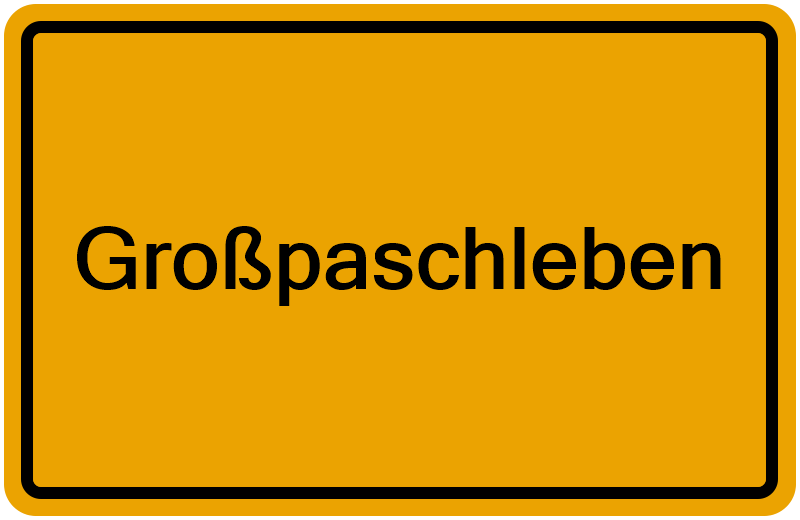 Handelsregisterauszug Großpaschleben