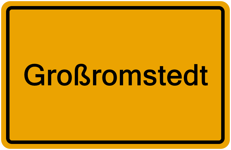 Handelsregisterauszug Großromstedt