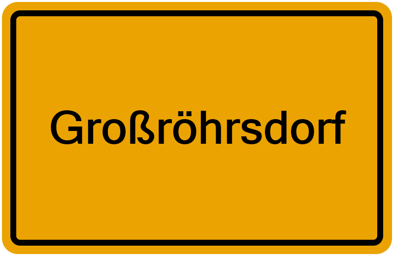 Handelsregisterauszug Großröhrsdorf