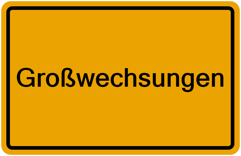 Handelsregisterauszug Großwechsungen