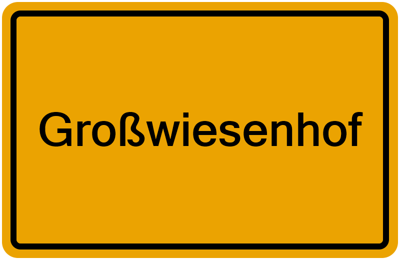 Handelsregisterauszug Großwiesenhof