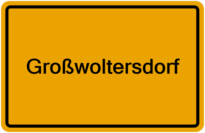 Handelsregisterauszug Großwoltersdorf