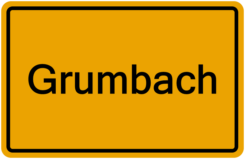 Handelsregisterauszug Grumbach