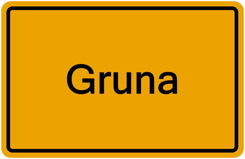 Handelsregisterauszug Gruna