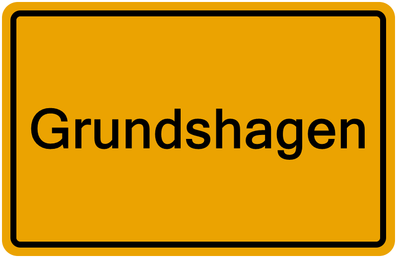 Handelsregisterauszug Grundshagen