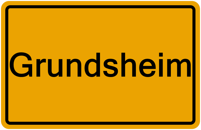 Handelsregisterauszug Grundsheim