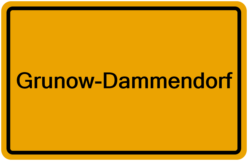 Handelsregisterauszug Grunow-Dammendorf