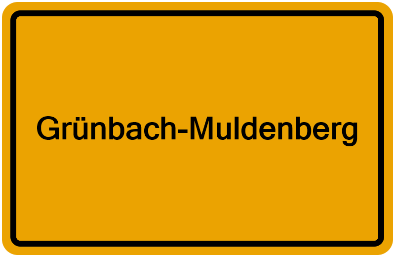 Handelsregisterauszug Grünbach-Muldenberg