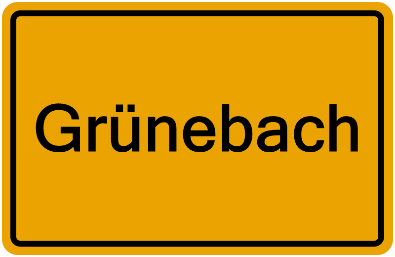 Handelsregisterauszug Grünebach