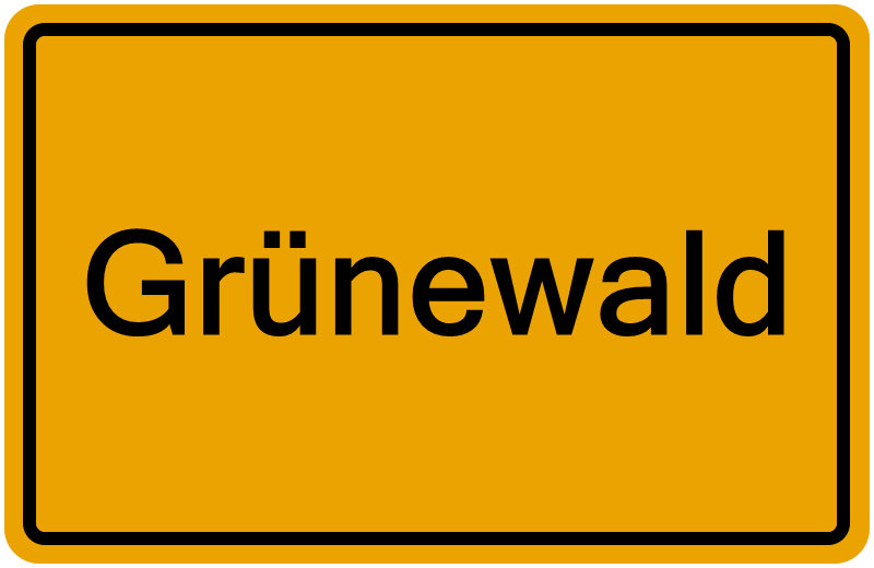 Handelsregisterauszug Grünewald