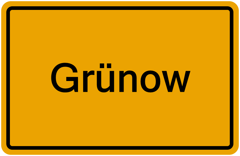Handelsregisterauszug Grünow