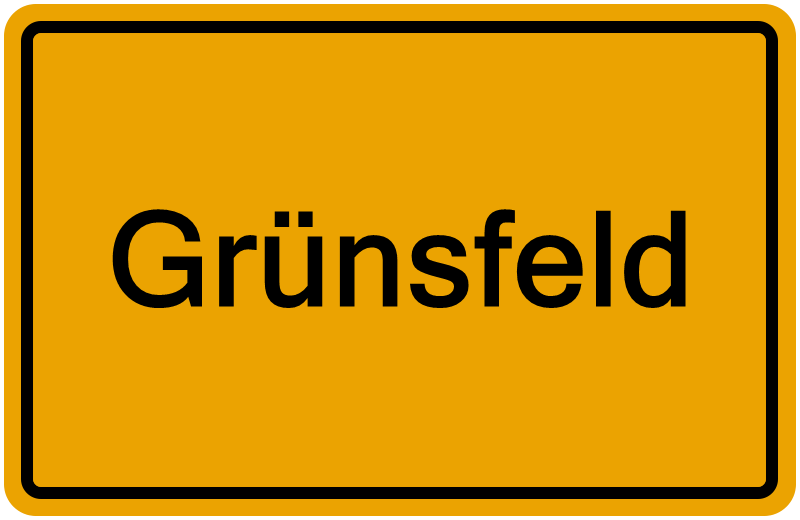 Handelsregisterauszug Grünsfeld