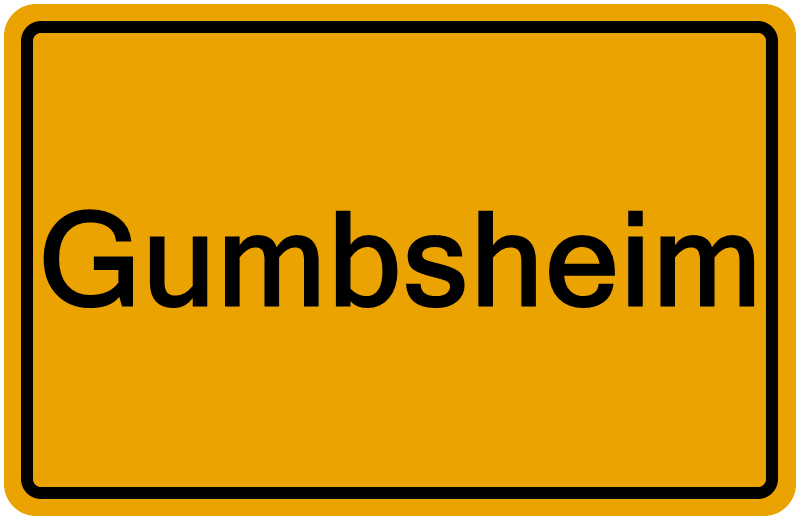 Handelsregisterauszug Gumbsheim