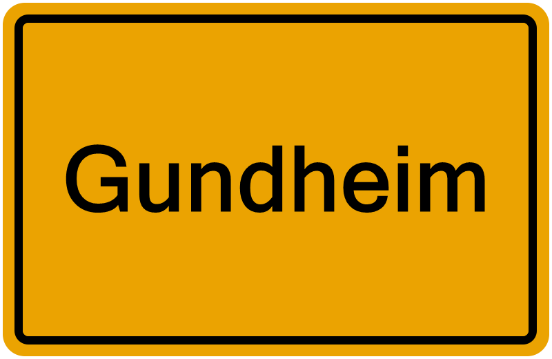 Handelsregisterauszug Gundheim