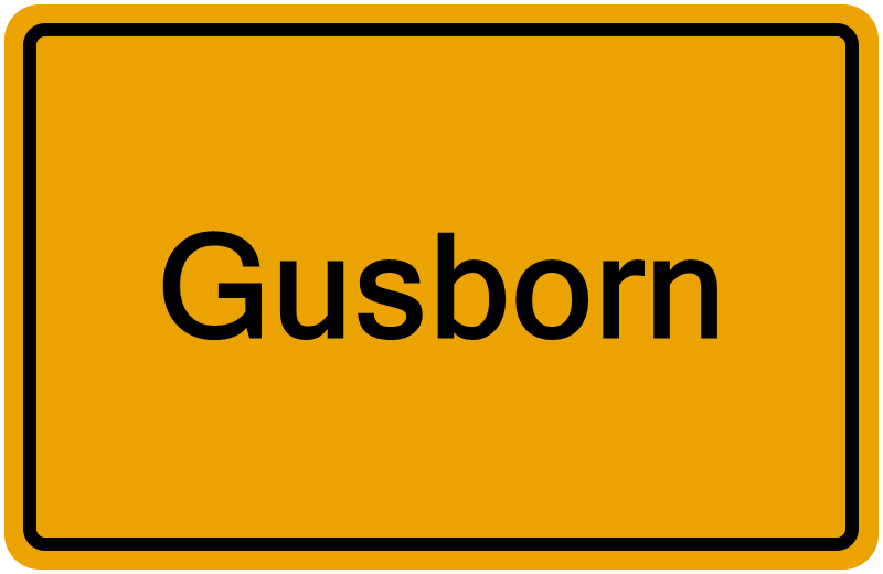 Handelsregisterauszug Gusborn