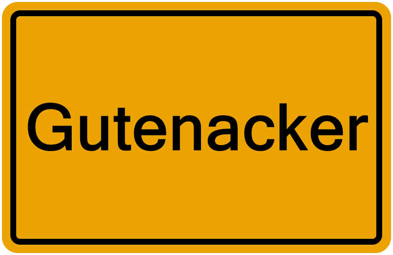 Handelsregisterauszug Gutenacker