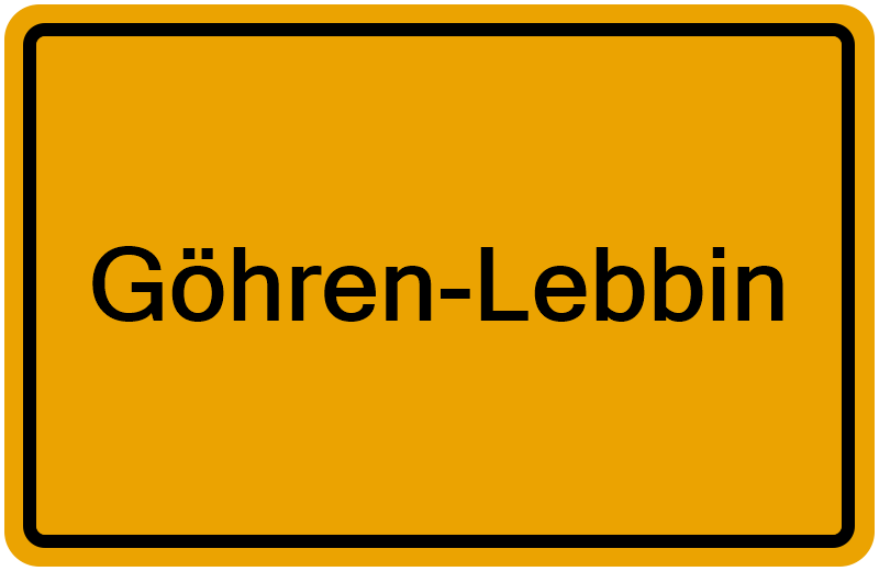 Handelsregisterauszug Göhren-Lebbin