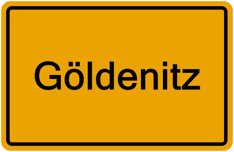 Handelsregisterauszug Göldenitz