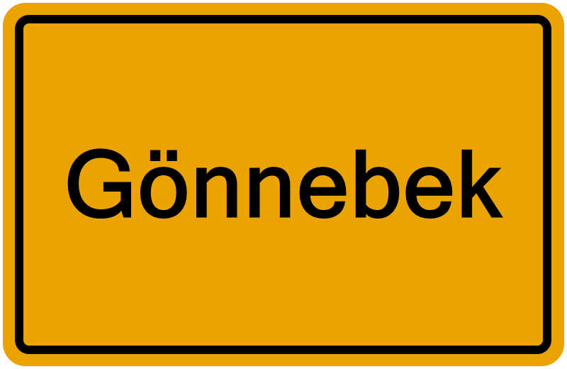 Handelsregisterauszug Gönnebek