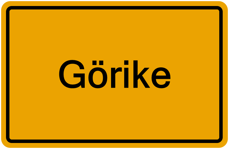Handelsregisterauszug Görike