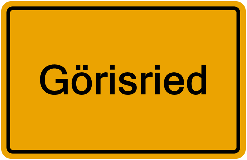 Handelsregisterauszug Görisried