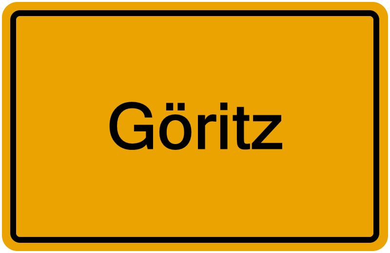 Handelsregisterauszug Göritz