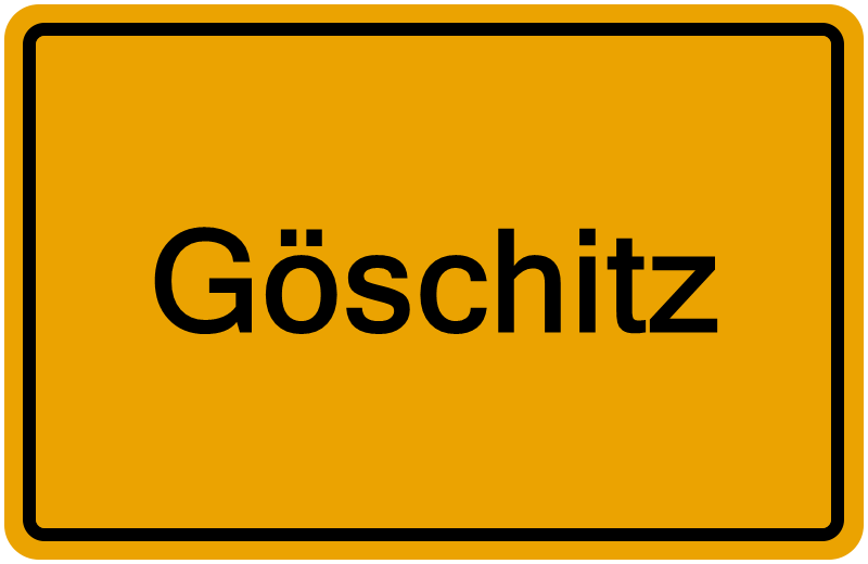 Handelsregisterauszug Göschitz