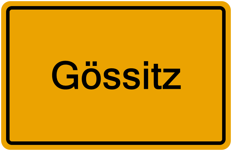 Handelsregisterauszug Gössitz