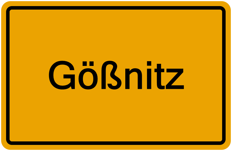 Handelsregisterauszug Gößnitz