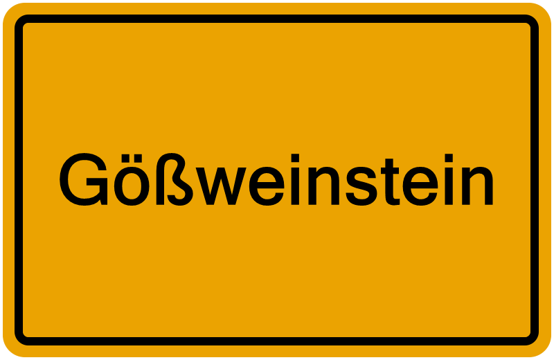 Handelsregisterauszug Gößweinstein