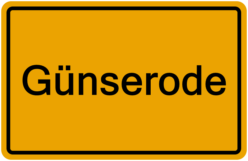 Handelsregisterauszug Günserode