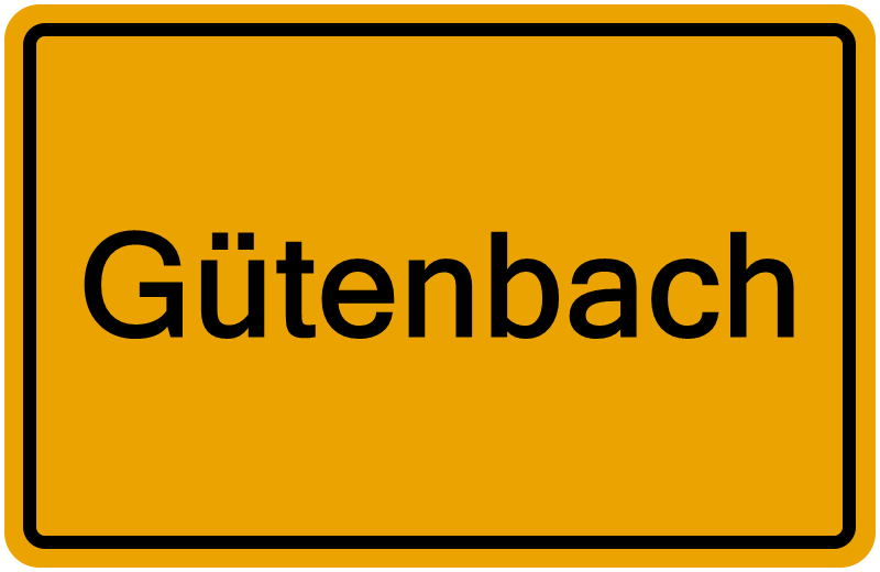 Handelsregisterauszug Gütenbach