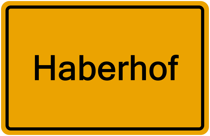 Handelsregisterauszug Haberhof