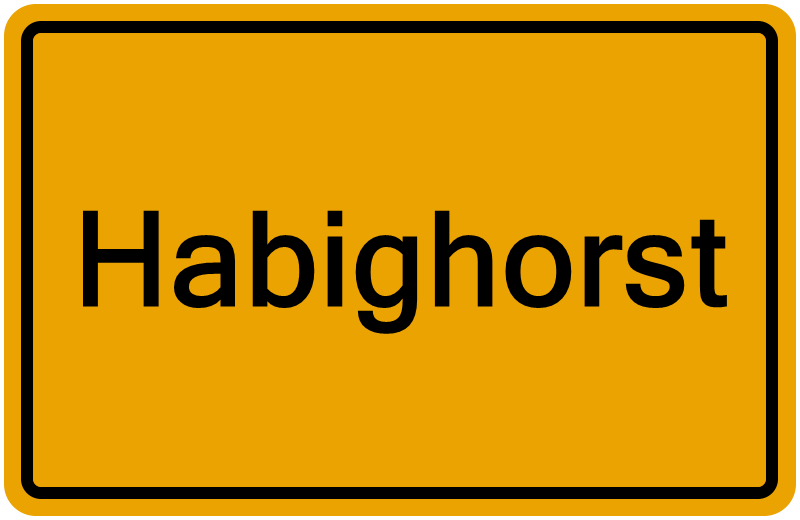 Handelsregisterauszug Habighorst