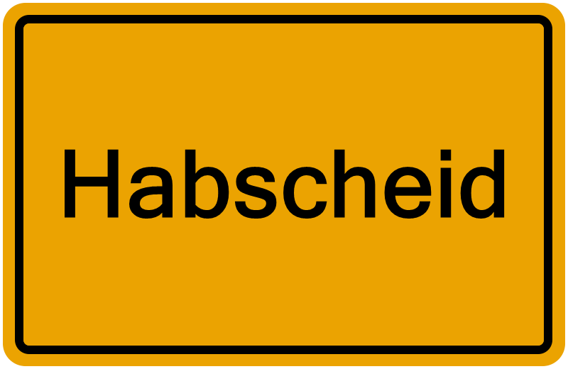 Handelsregisterauszug Habscheid