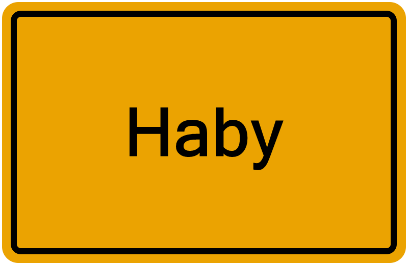 Handelsregisterauszug Haby