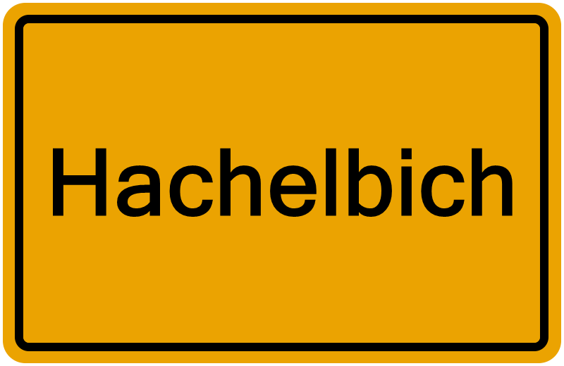 Handelsregisterauszug Hachelbich