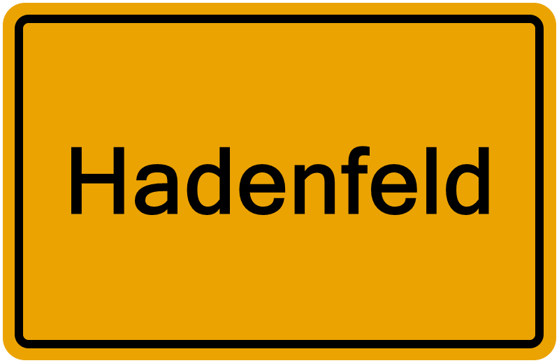 Handelsregisterauszug Hadenfeld