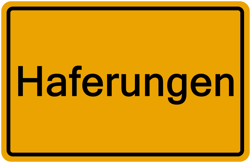 Handelsregisterauszug Haferungen