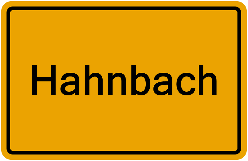 Handelsregisterauszug Hahnbach