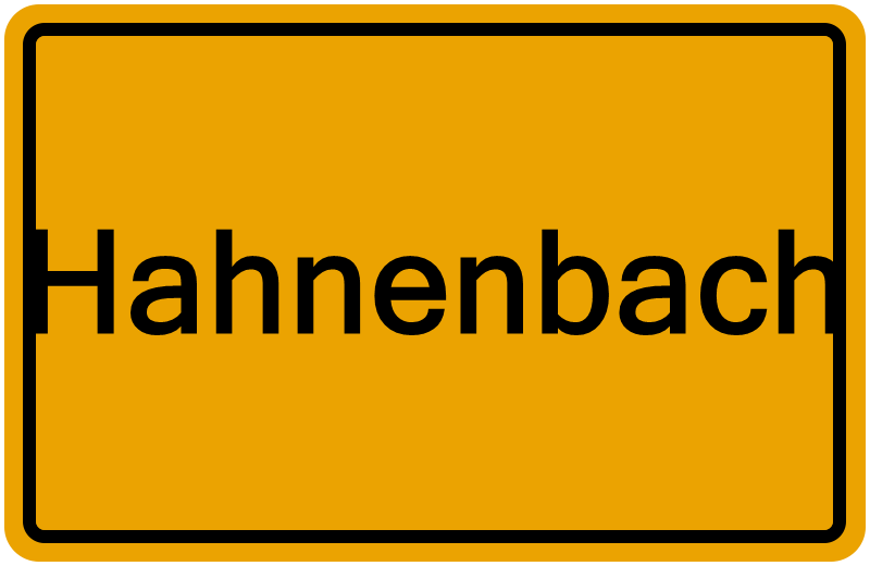 Handelsregisterauszug Hahnenbach