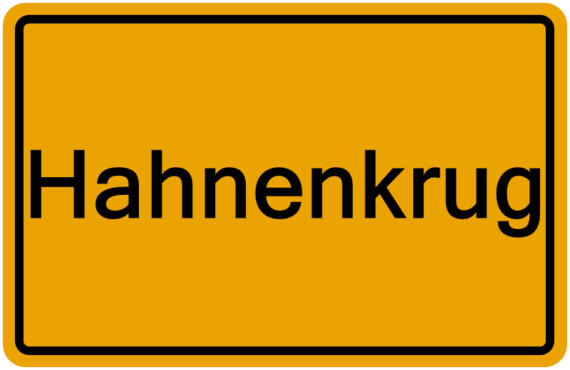 Handelsregisterauszug Hahnenkrug