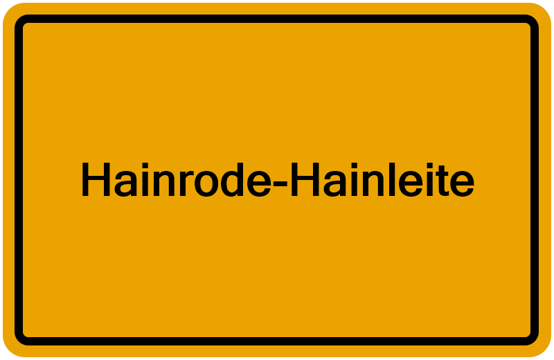 Handelsregisterauszug Hainrode-Hainleite