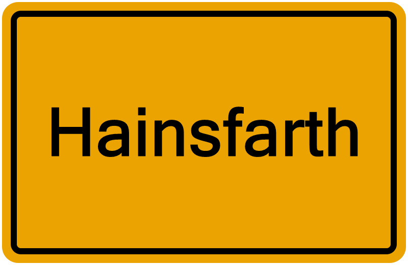 Handelsregisterauszug Hainsfarth