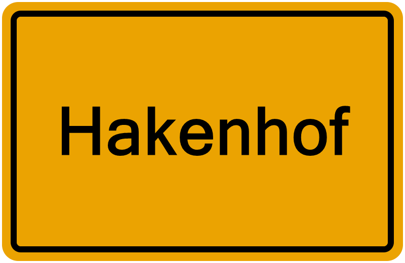 Handelsregisterauszug Hakenhof