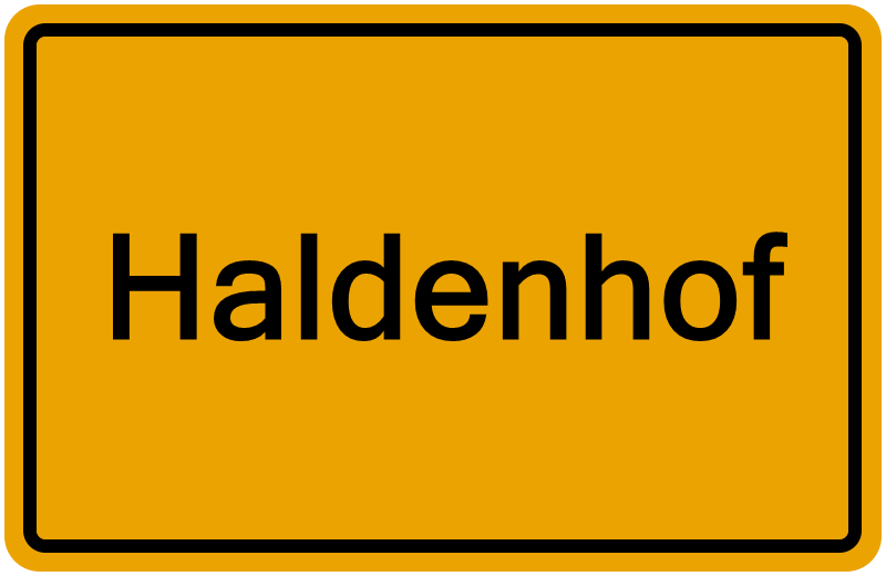 Handelsregisterauszug Haldenhof