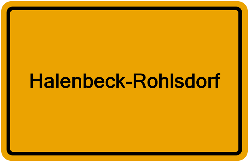 Handelsregisterauszug Halenbeck-Rohlsdorf