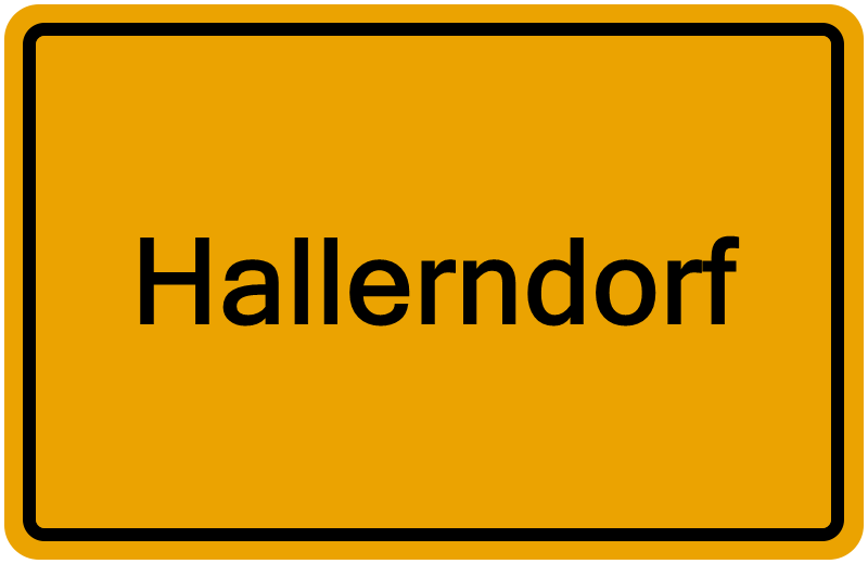 Handelsregisterauszug Hallerndorf